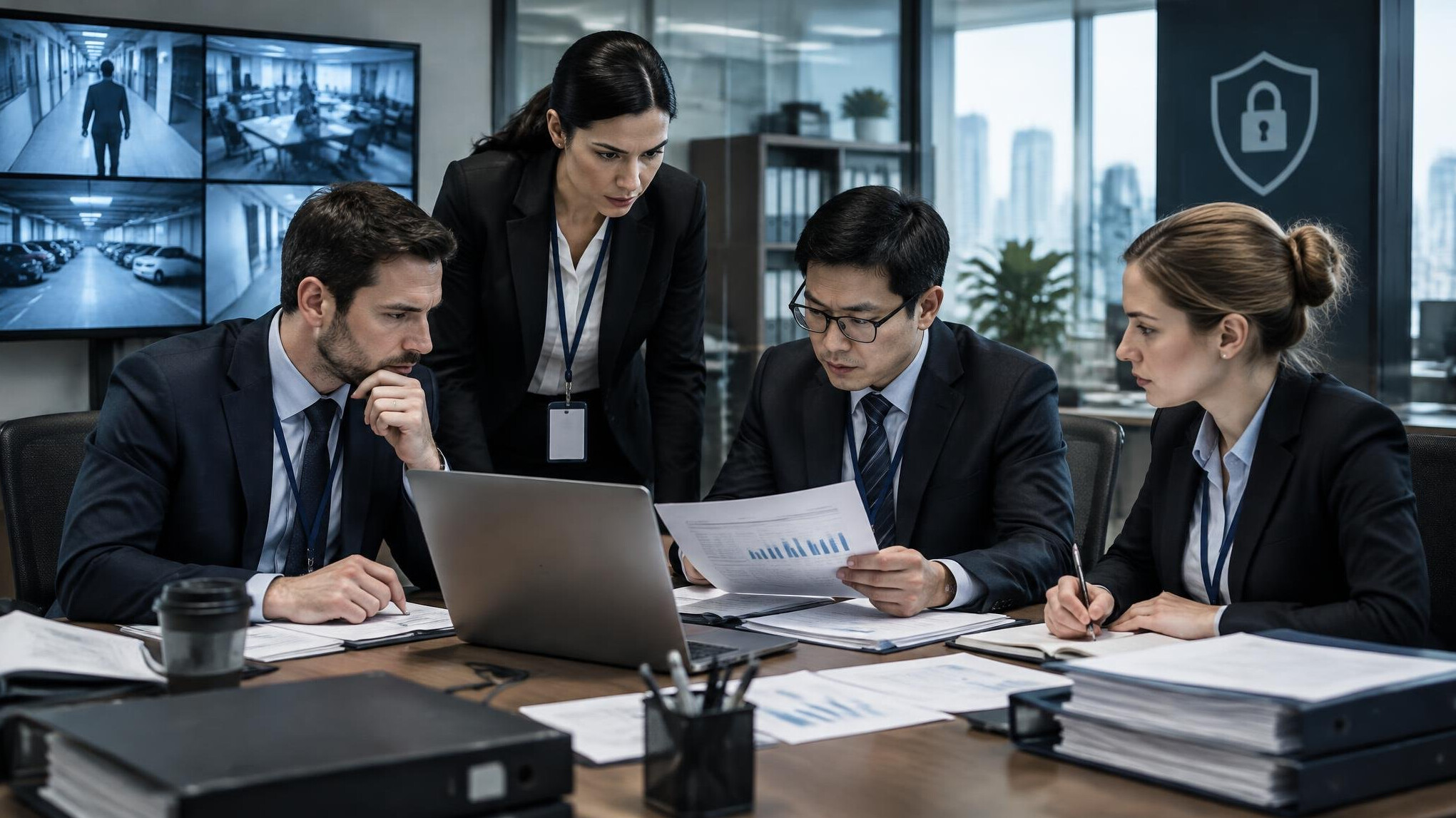 corporate surveillance team