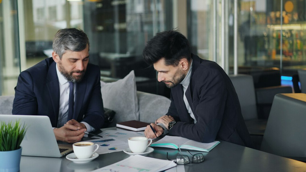 executives discussing strategy